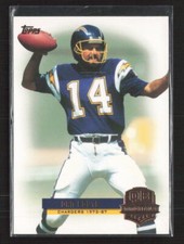 2012 Topps #QI-DF Dan Fouts QB Immortals San Diego Chargers (E)
