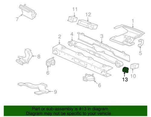 Deflector deportivo genuino GM 1997-2005 Pontiac Oldsmobile Montana Trans 10080354 Foto 2 de 2