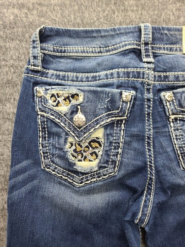 Miss Me Jeans Womens 26x26 Boot Cut Mid Rise Embellished Western Cowgirlcore - Picture 13 of 15