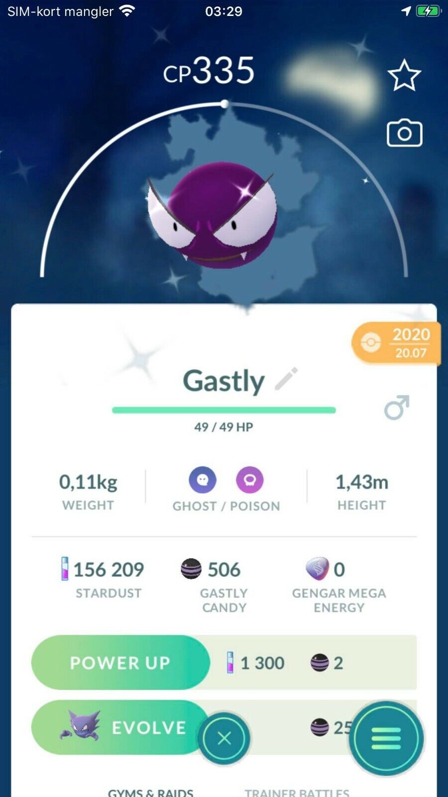 How to catch a shiny Gastly in Pokemon GO