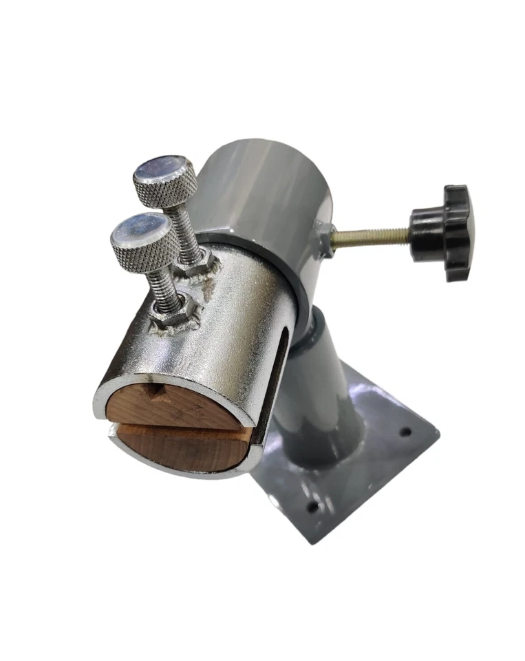 New Improved 360 Deg Swivel Knife Makers Vise 150 mm long jaws with Steel Knobs - Image 4 of 4