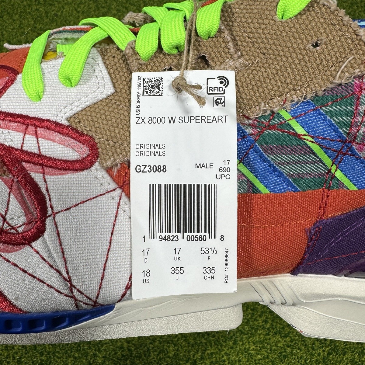 Adidas ZX 8000 Super Earth Size 18 Sean Wotherspoon Sneakers