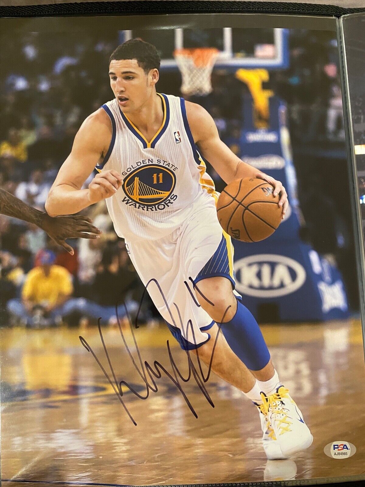 Klay Thompson Autographed OakTown Jersey 8x10 Framed Photograph – Behind  the Glass, LLC