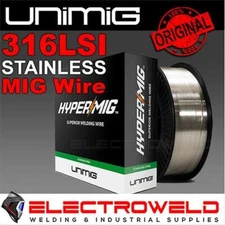 1kg 5kg UNIMIG 316LSI Stainless Steel MIG Welding Wire, 0.8mm 0.9mm Roll Spool