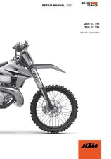 KTM Service Workshop Shop Manual Book 2021 250 XC TPI US.