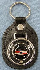 Corvair Chevrolet 2257 Steering Wheel Black Leather Key Ring 1960 61 62 1963
