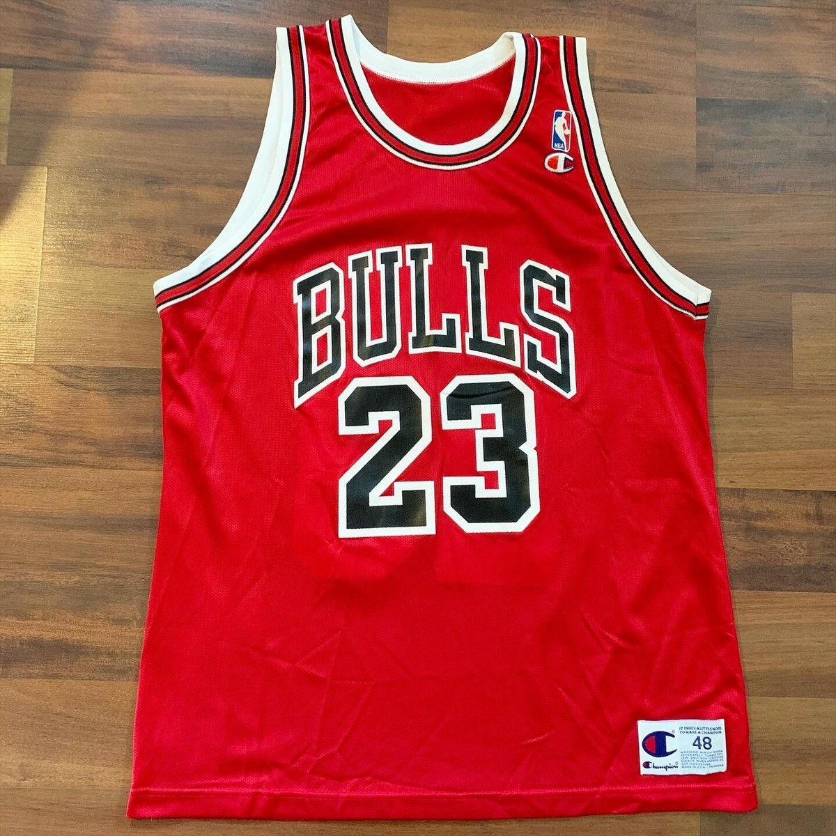 Champion Chicago Bulls Michael Jordan #23 NBA Jersey Size 48 | eBay
