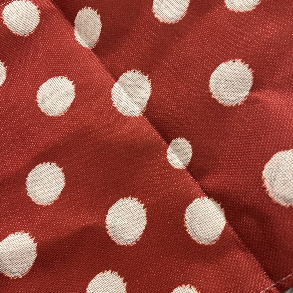 TABLE RUNNER NATAL. RUDOLPH RENAS 12” x 72” bolinhas vermelho branco - Imagem 4 de 4