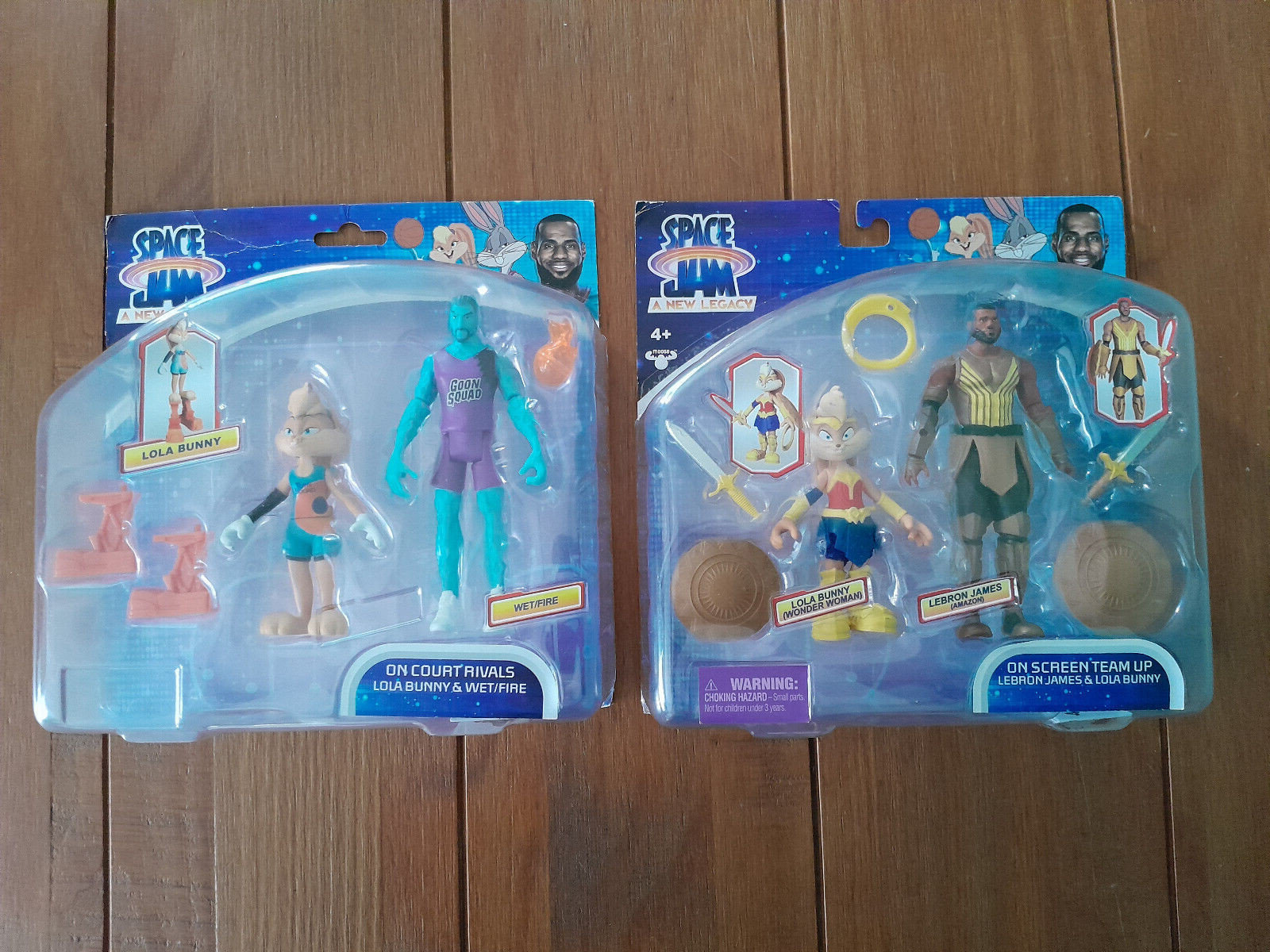 2x sets Space Jam A New Legacy 5"" On Court Rivals/on screen team up lola bunny