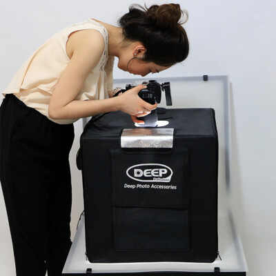 40cm LED Portable Photo Studio Photography Light Box Kits Background Equipment #