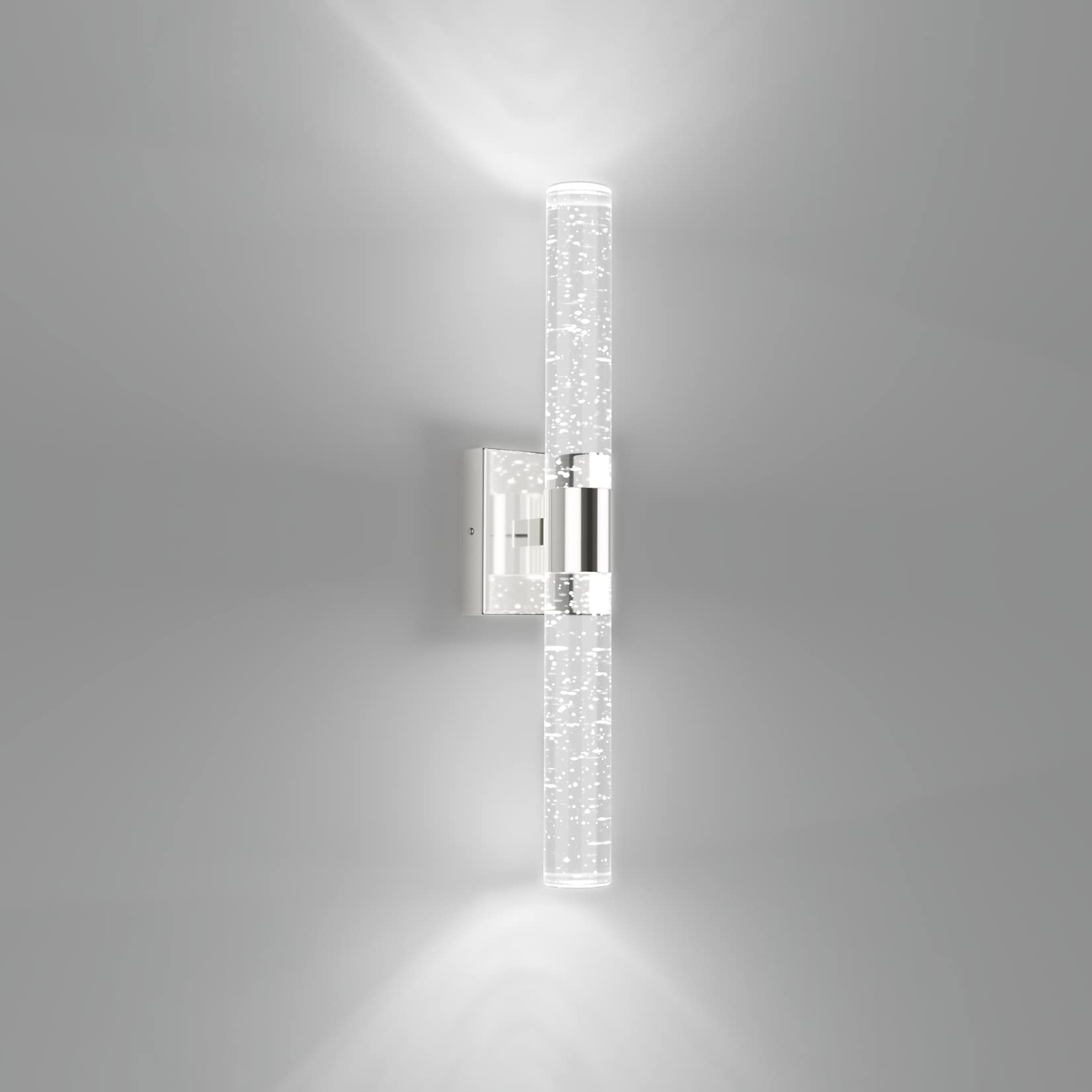 Bathroom Light Fixtures,Chrome Modern Vanity Lights for Bathroom,Crystal LED ...