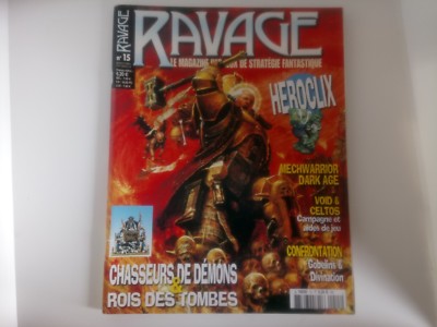 RAVAGE N° 16 LE MAGAZINE DES JEUX DE STRATEGIE FANTASTIQUES RETOUR RAG