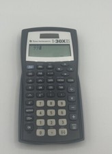 Texas Instruments TI-30X IIS Scientific Calculator Blue w/Cover TESTED WORKING  