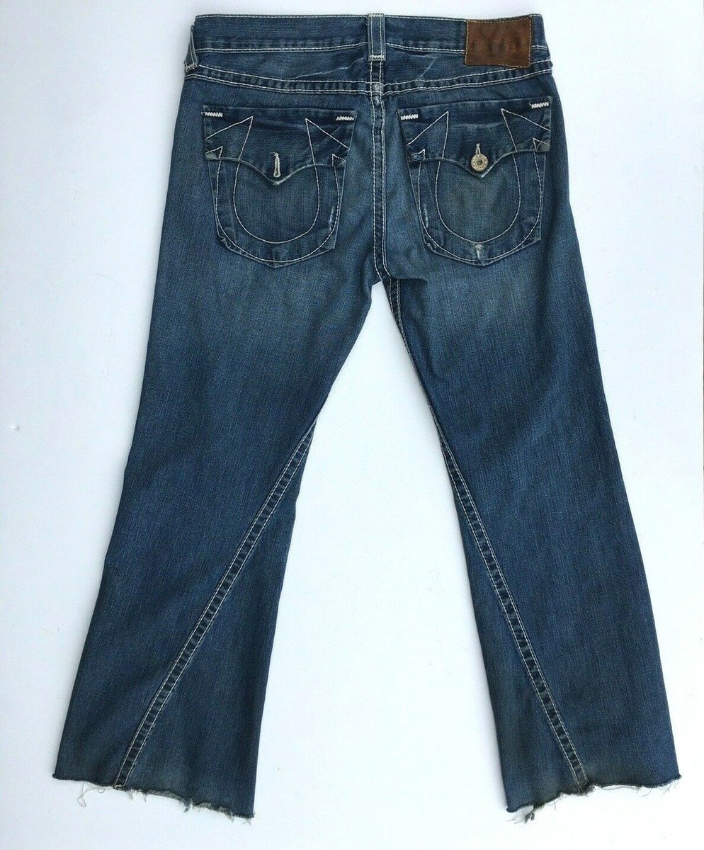 USA TRUE RELIGION デニム ヴィンテージ インディゴ joey Vintage True Religion Joey Big T Jeans Mens Straight Leg