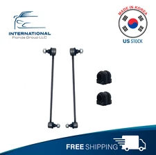 4 PCS ⭐KOREA⭐ Front Stabilizer Sway Bar End Links + Bushings For 15-17 SONATA