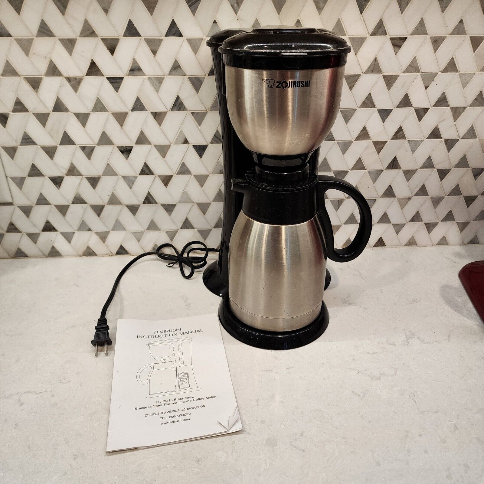 Zojirushi EC-BD15 Fresh Brew Thermal Carafe Coffee Maker