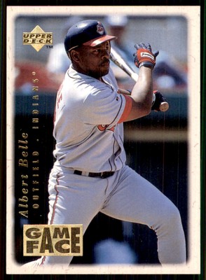 1996 Upper Deck Game Face #GF4 Albert Belle Cleveland Indians