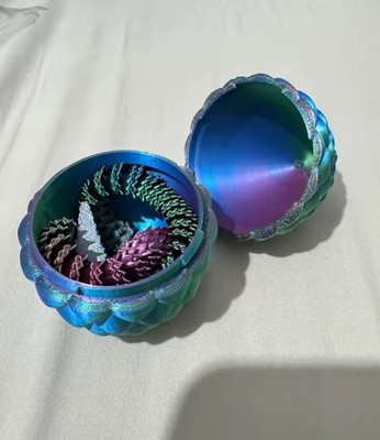3D-gedruckte Snake-Egg Action Figur   Kreatives Stressabbau-Spielzeug