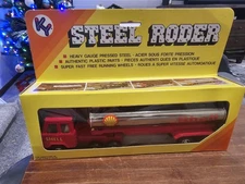 Vintage Kai Yip Pressed Steel Shell Gas Oil Tanker Truck Semi Nos (WN)