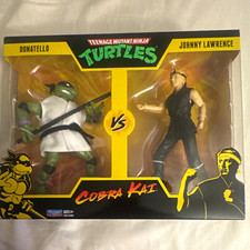 Playmates Toys TMNT vs Cobra Kai Donatello & Johnny Lawrence Figure 2-Pack