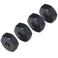 MORLORDY 4Pcs 12mm to 14mm Aluminum CNC Wheel Hex Hub Adapter Spacers for 1/1...