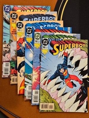Superboy Comic lot - 6 early comics 1994/1995 DC Comics