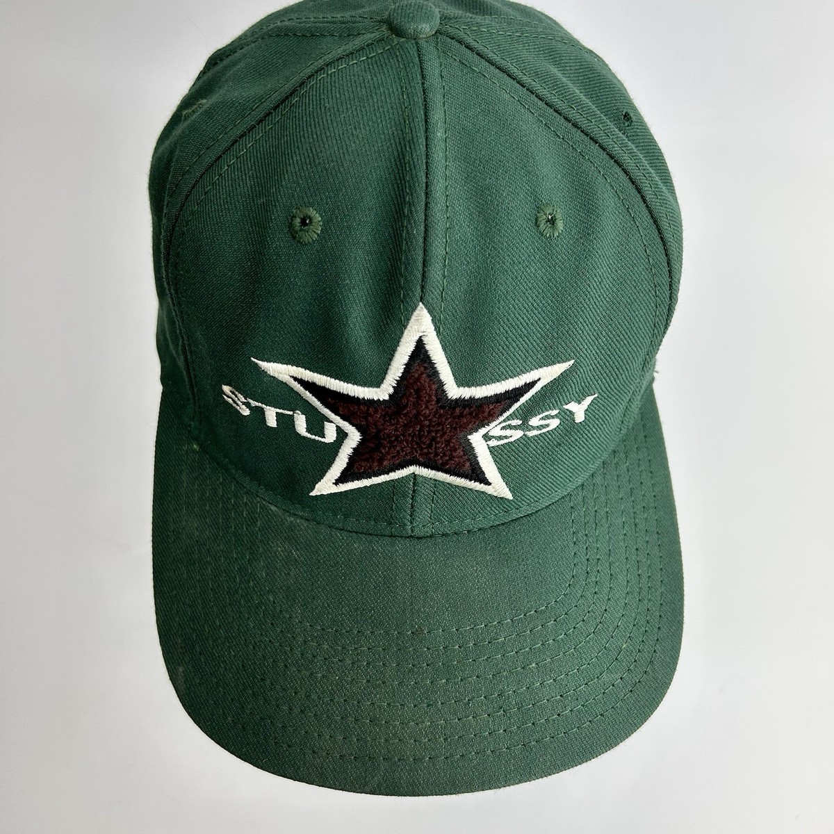 Vintage Stussy 90s Baseball Cap Rare Made In USA CAPZ Star