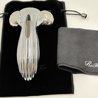 MTG ReFa MOTION CARAT Gesicht Körper Roller Silber Authentisch Japan mit Beut...