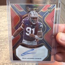 Felix Anudike-Uzomah 2023 Panini Select Draft Picks - Rookie Autograph #RS-FAU