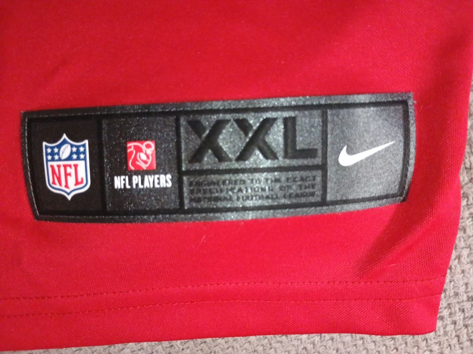 Camiseta deportiva para hombre Julio Jones Atlanta Falcons XXL Nike On Field roja NFL fútbol americano Foto 3 de 4