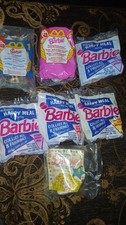 1991 McDonalds Happy Meal Starring Barbie Toys Set of 7 NIP 14.99