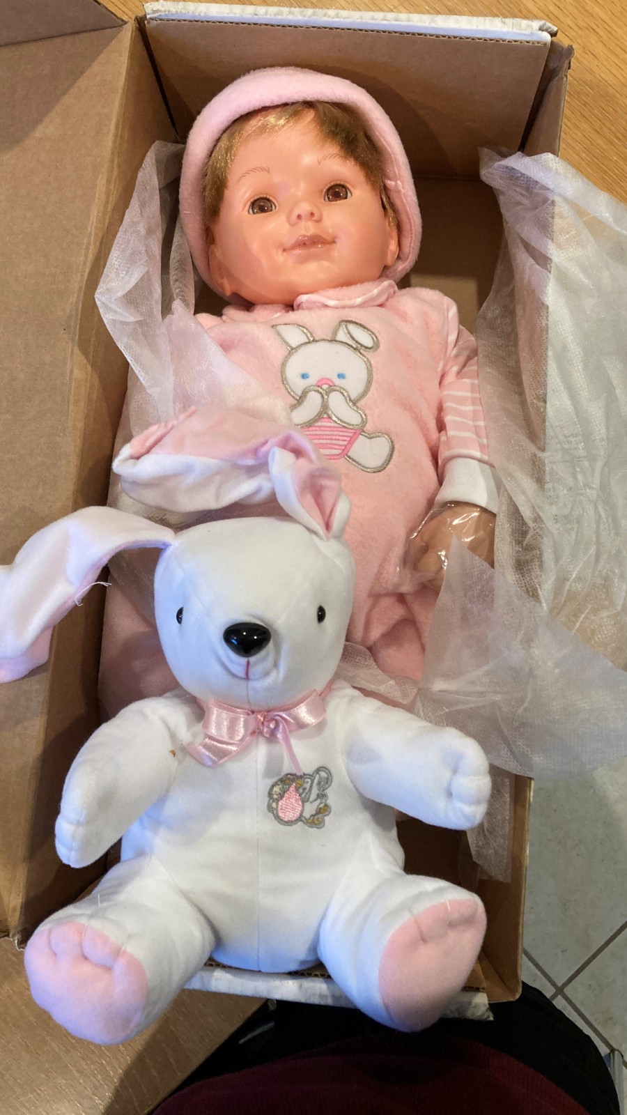 Bunny Collector Edition Baby Doll by Special Welcome with Pl