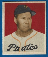 1949 Bowman Ernie Bonham #77 Pittsburgh Pirates EX