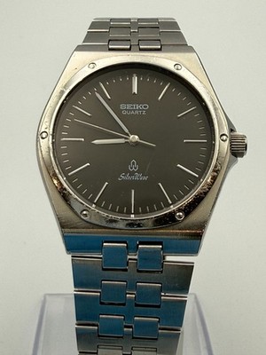 SEIKO シルバーウェーブ　6030-7040 稼働美品 Vintage Seiko Silver Wave 6030-7040 Black Dial Quartz Watch Japan