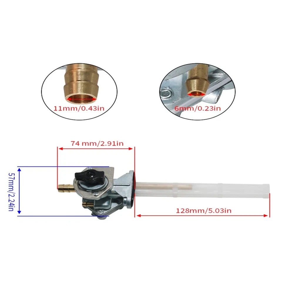 【Genuine】Fuel Cock Valve 51023-1260 For Kawasaki Vulcan 800 ZR1200 - Image 3 of 4
