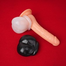 Reusable-Penis-Extender-Enlarger-Sheath-Male Enhancer Ball-Stretcher-Sleeve-Ring