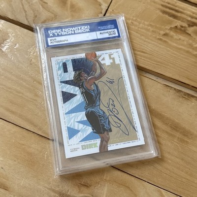 2023 Dirk Nowitzki Tyson Beck Limited Edition MVP Auto 38/41
