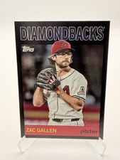2025 Topps Archives - 1964 Topps Zac Gallen #54 Black Foilboard