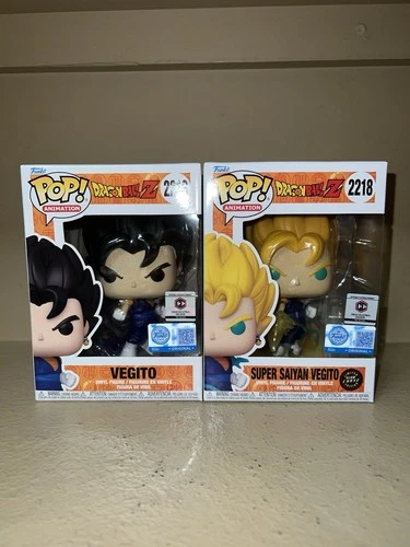 Dragon Ball Z Super Saiyan Vegito Pre Release Chase Funko Pop 2218 Chalice Exc.