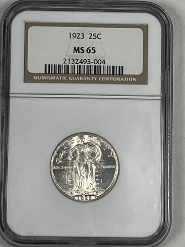 1923 Standing Liberty Quarter : NGC MS65