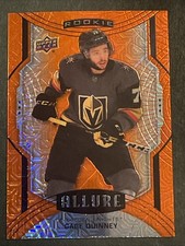2020-21 Upper Deck Allure Orange Slice #118 Gage Quinney RC Golden Knights
