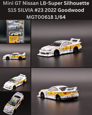 Mini GT Nissan LB-Super Silhouette S15 SILVIA #23 2022 Goodwood