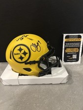 Chris Boswell Signed Pittsburgh Steelers Mini Helmet JSA COA Wizzard Of Boz