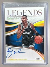 Anfernee Hardaway 2024 Panini Immaculate Collection #1 Legends Auto /99