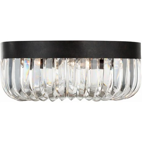 Crystorama ALI-B2005-CZ Alister Flush Mount Charcoal Bronze - Picture 2 of 6