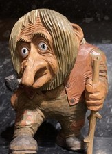 Large ANTON SVEEN Troll NORWEGIAN Norway Vintage Carved