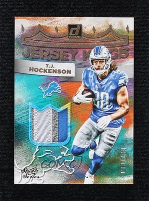2022 Panini Donruss Jersey Kings Studio Series 89/100 TJ Hockenson #JK-23 18gt