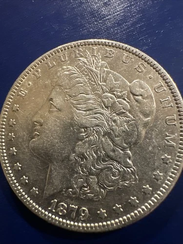 1879$1 Morgan Silver Dollar Excellent Condition Great Luster Probably AU Atleast