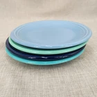 Fiesta Sea Mist Periwinkle Cobalt Turquoise 7 1/4" Salad Plate set of 4 EX Cond