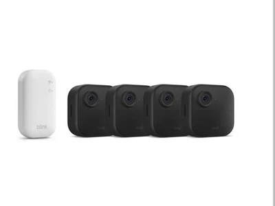 BLINK Outdoor 4 Nuovo Set 4 telecamere pile 2 anni - ultima Generazione Alexa - Immagine 1 di 4